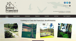 Desktop Screenshot of casadefrancisco.com.br